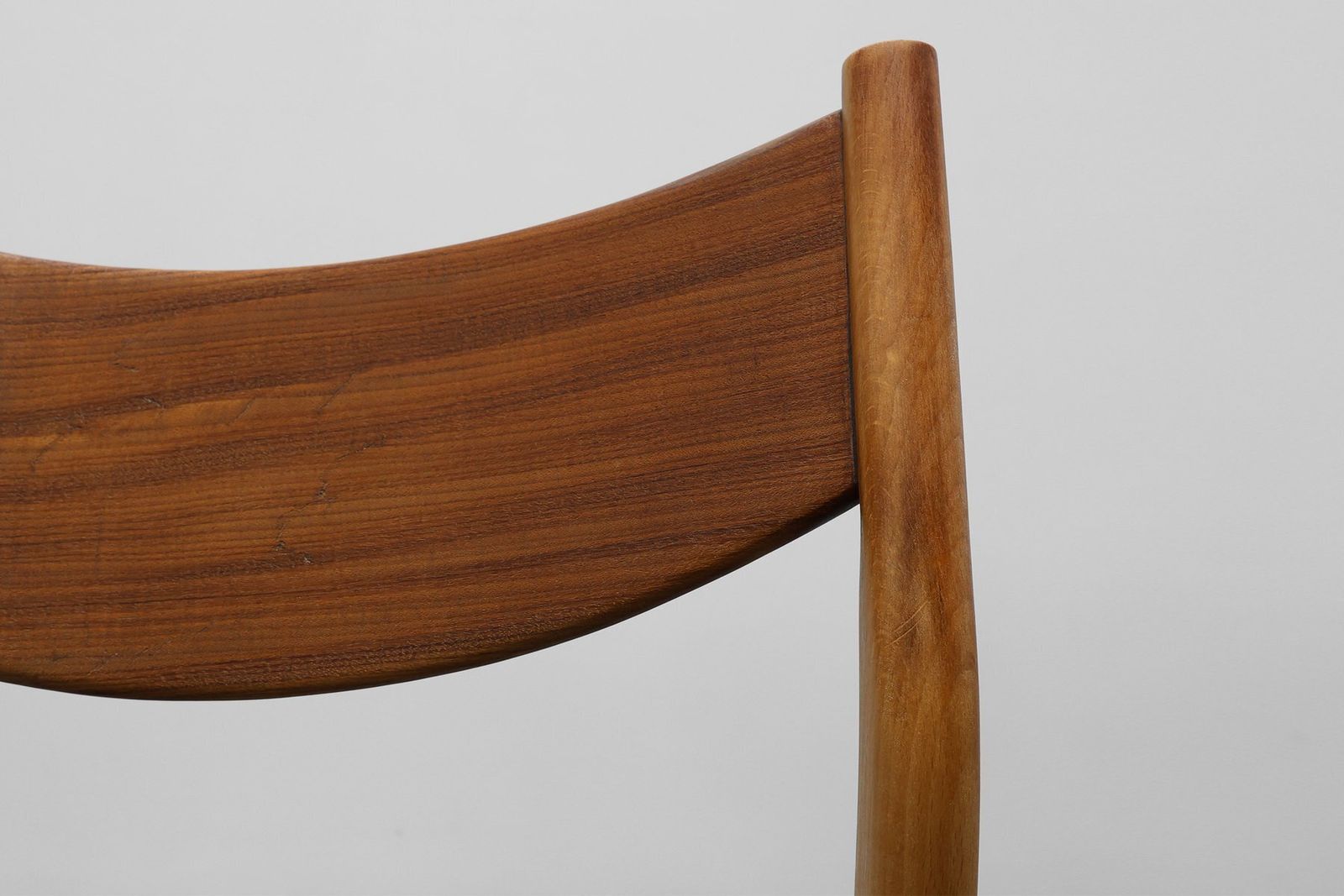 Mid Century Modern Belgian Teak Dining Chairs, 1960s, Set Of 6 photo buy