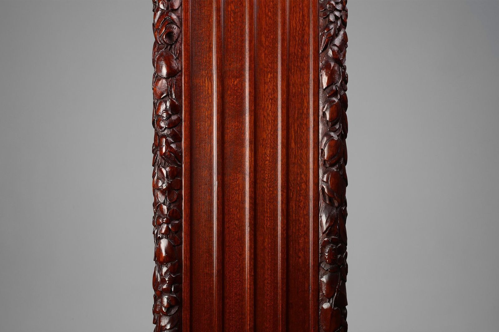 photo furniture Art Deco French Square Oak Pedestal, 1915