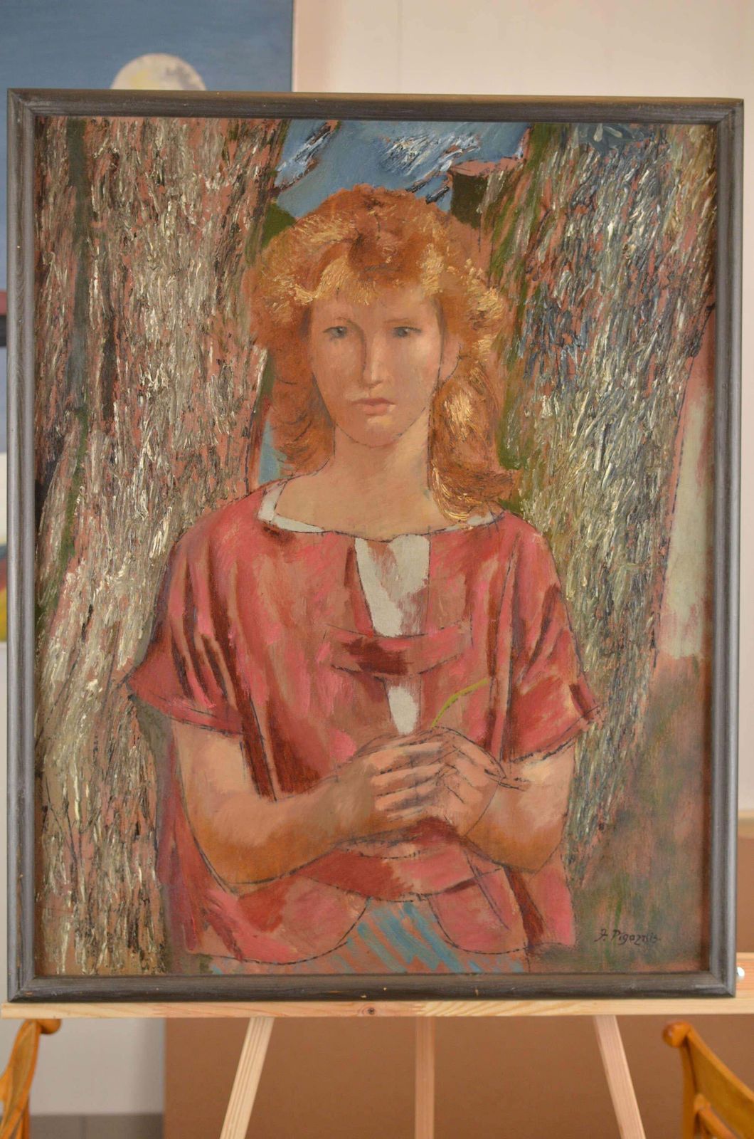 Jazeps Pigoznisjolene. 1987, Oil On Cardboard. 81x65 Cm1987 photo 2488.0