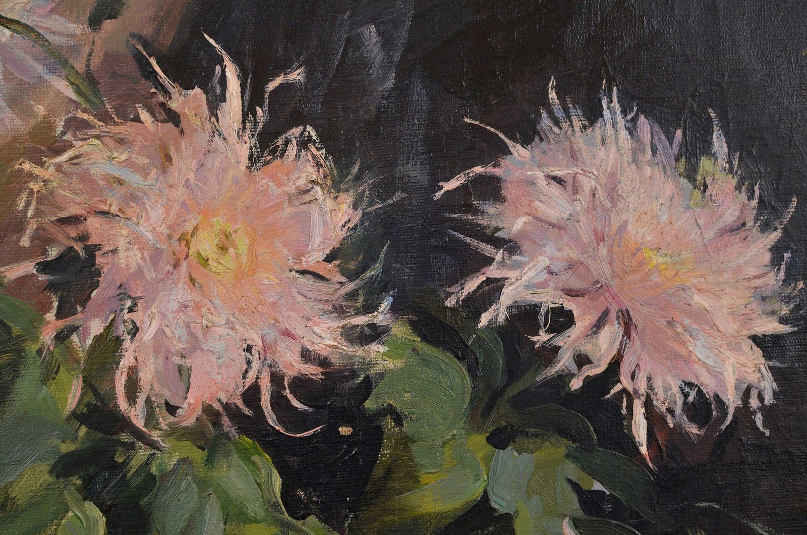 Rita Valnerechrysanthemums. 1954. Oil On Canvas. 72x57 Cm1954 photo vinterior