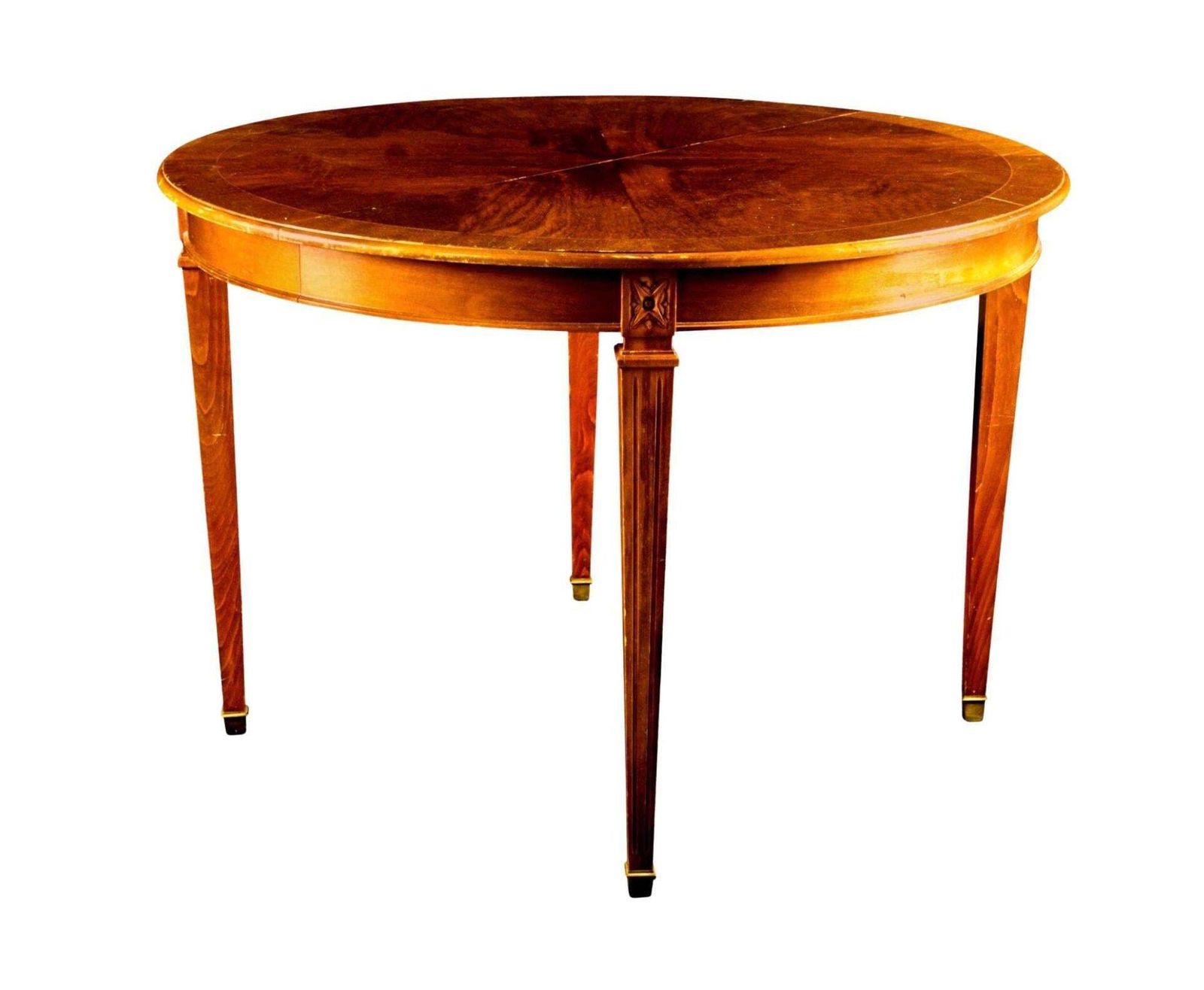 Gustavian Extendable Dining Table Swedish Golden Birch, Early 20th C Seats 4 photo furniture
