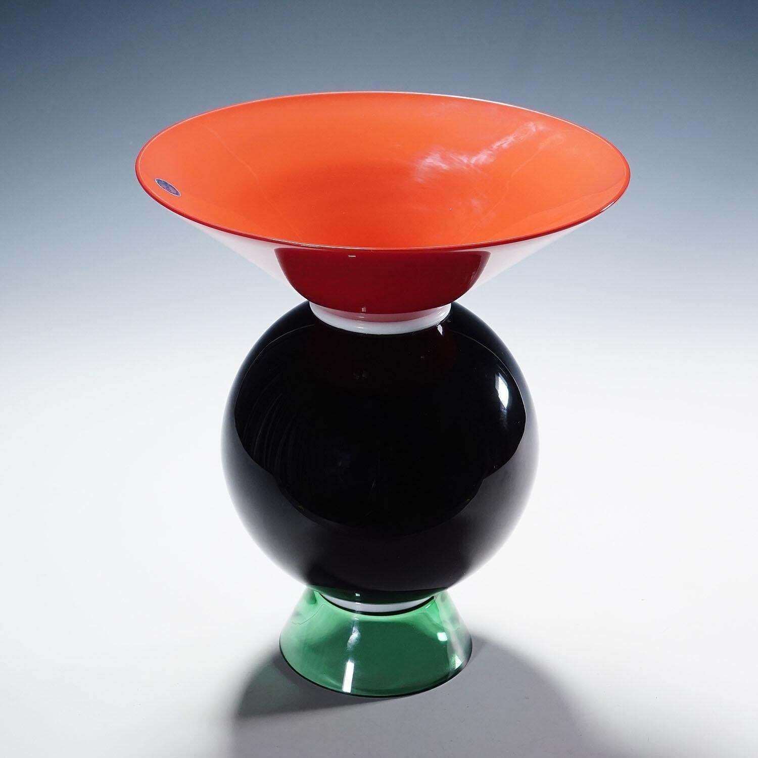 Vase Yemen By Ettore Sottsass For Venini Murano Ca. 1994 photo furniture