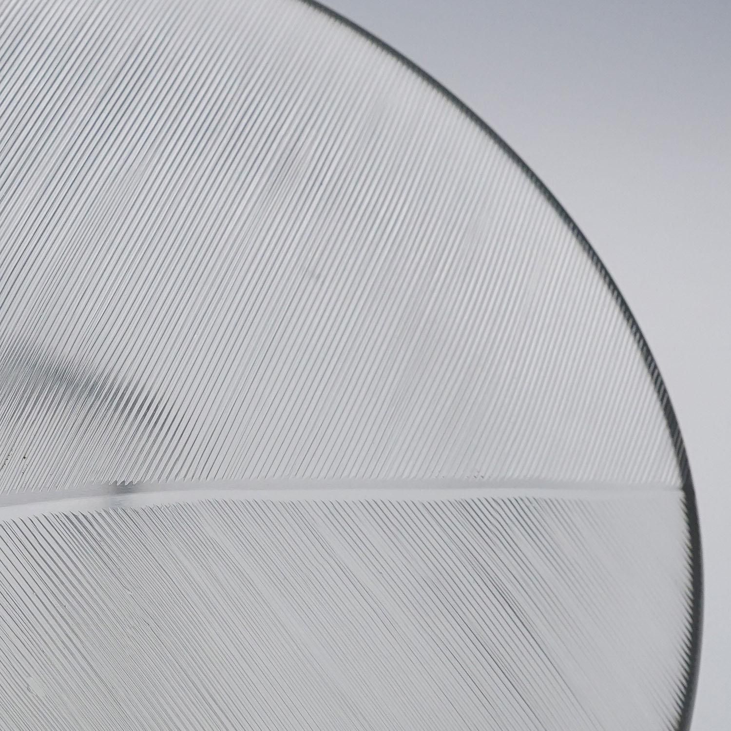 Large Vintage Art Glass Bowl By Tapio Wirkkala For Iittala 1950s photo vintage