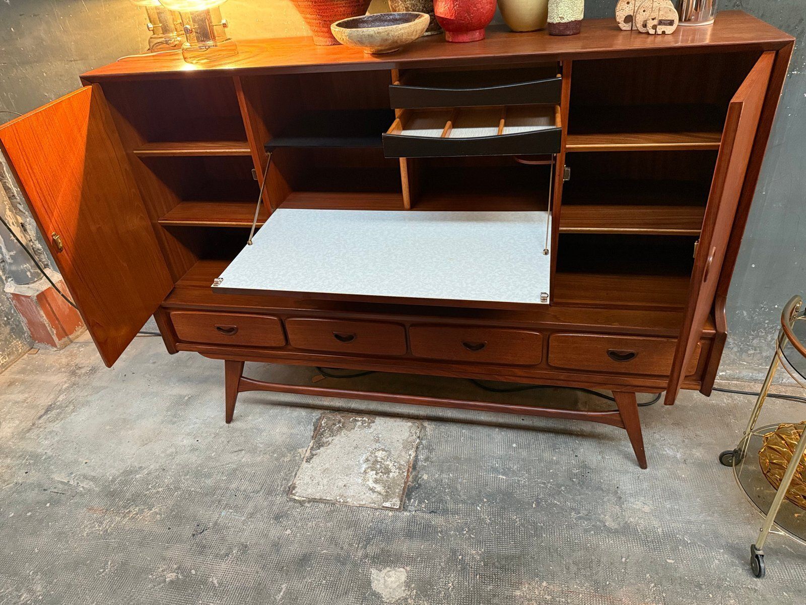 Sideboard By Louis Van Teeffelen For Wébé, 1960s photo vinterior