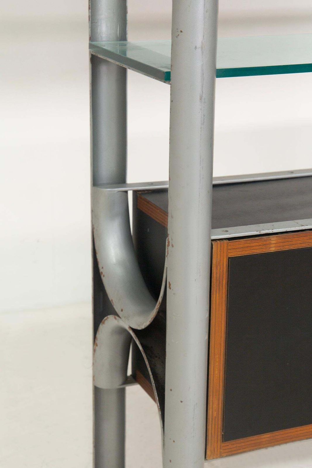 photo furniture Italian Modular Ferrotipi Bookcase Room Divider, G. Malacrida & P. Resmini