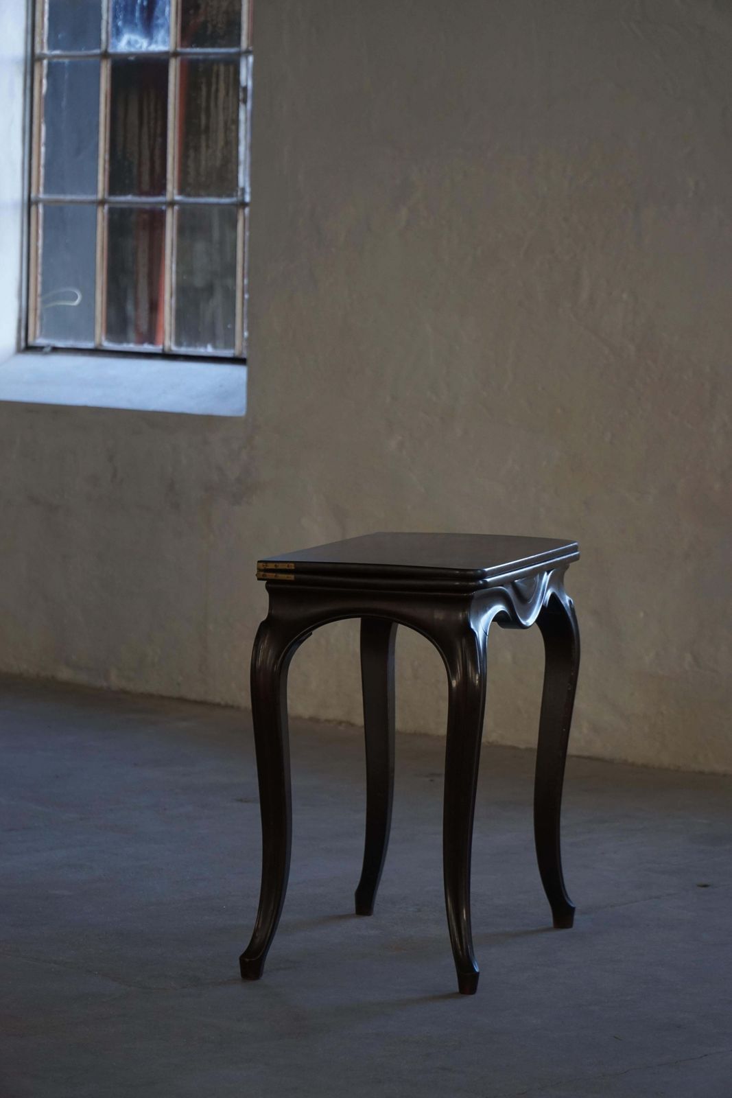 English Rococo Revival Folding Table / Game Table In Wood, 19th Century photo furniture