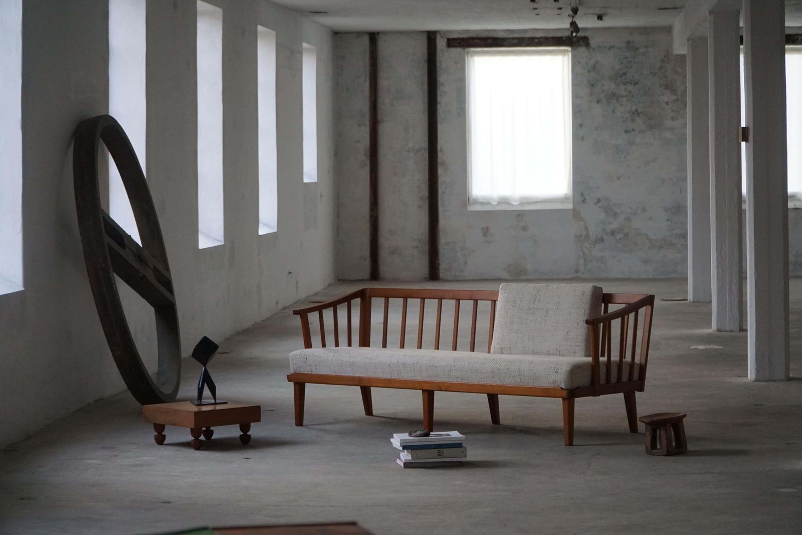 Mid 20th Century, Swedish Three Seater Sofa In Pine By Carl Malmsten, 1960s photo vinterior