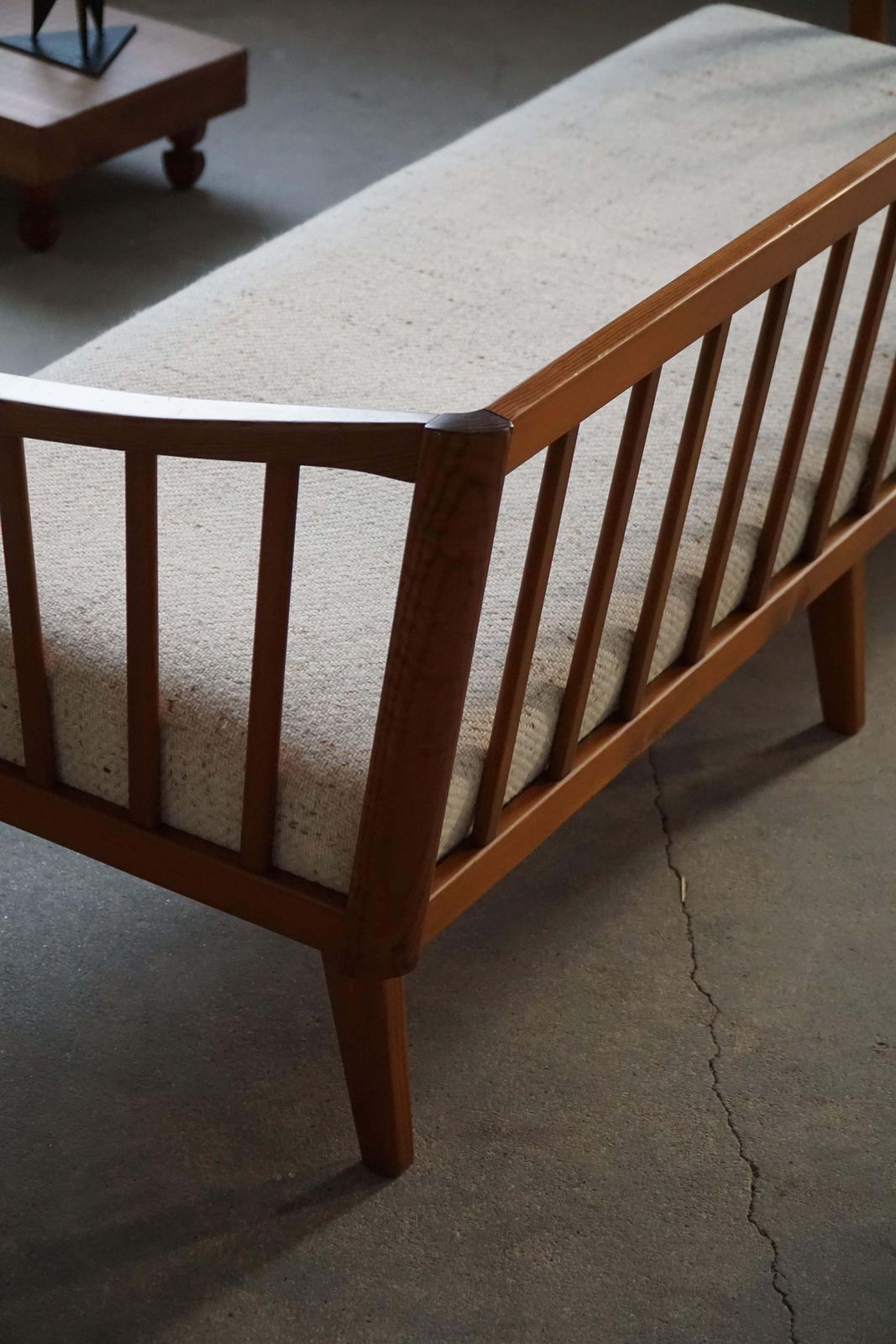 photo for sale Mid 20th Century, Swedish Three Seater Sofa In Pine By Carl Malmsten, 1960s