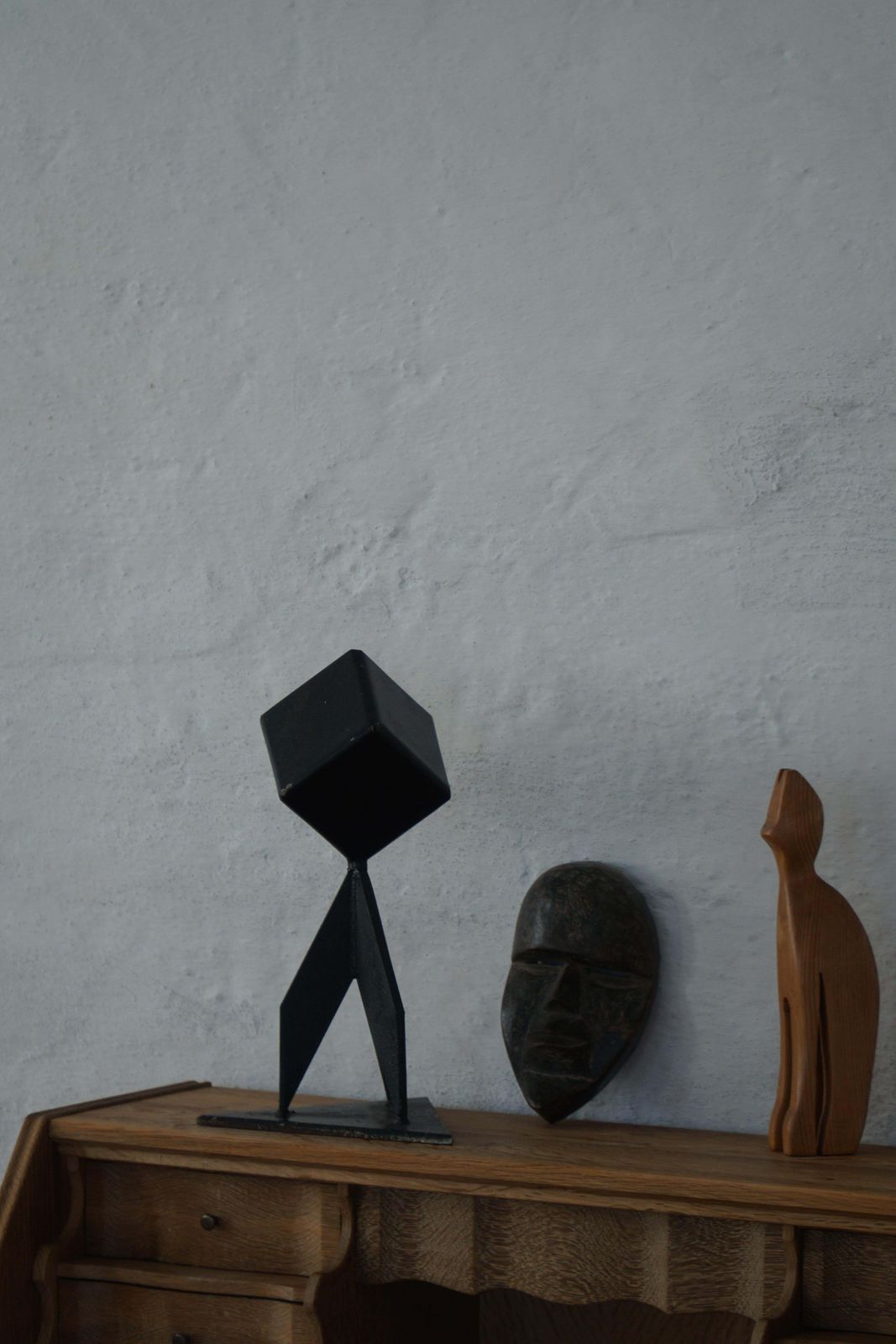 Mid 20th Century, Decorative Abstract Scandinavian Metal Sculpture, Circa 1950s photo Art