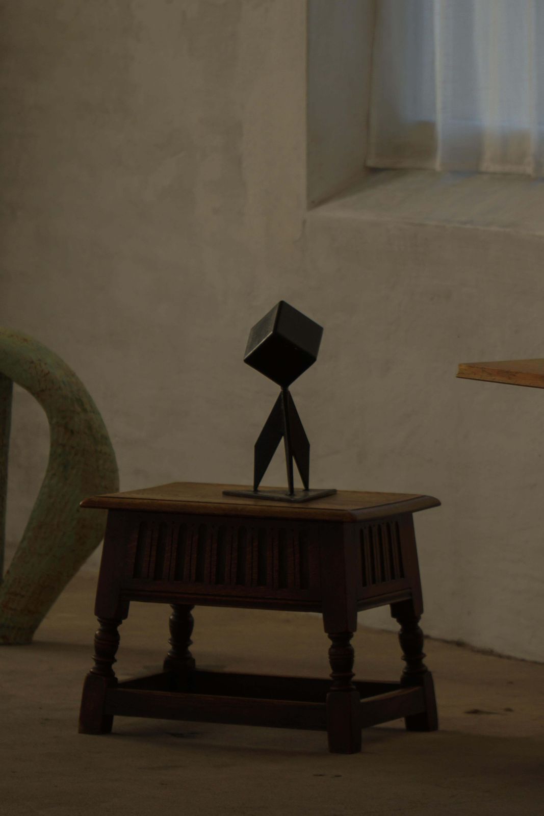 365.0 Mid 20th Century, Decorative Abstract Scandinavian Metal Sculpture, Circa 1950s photo