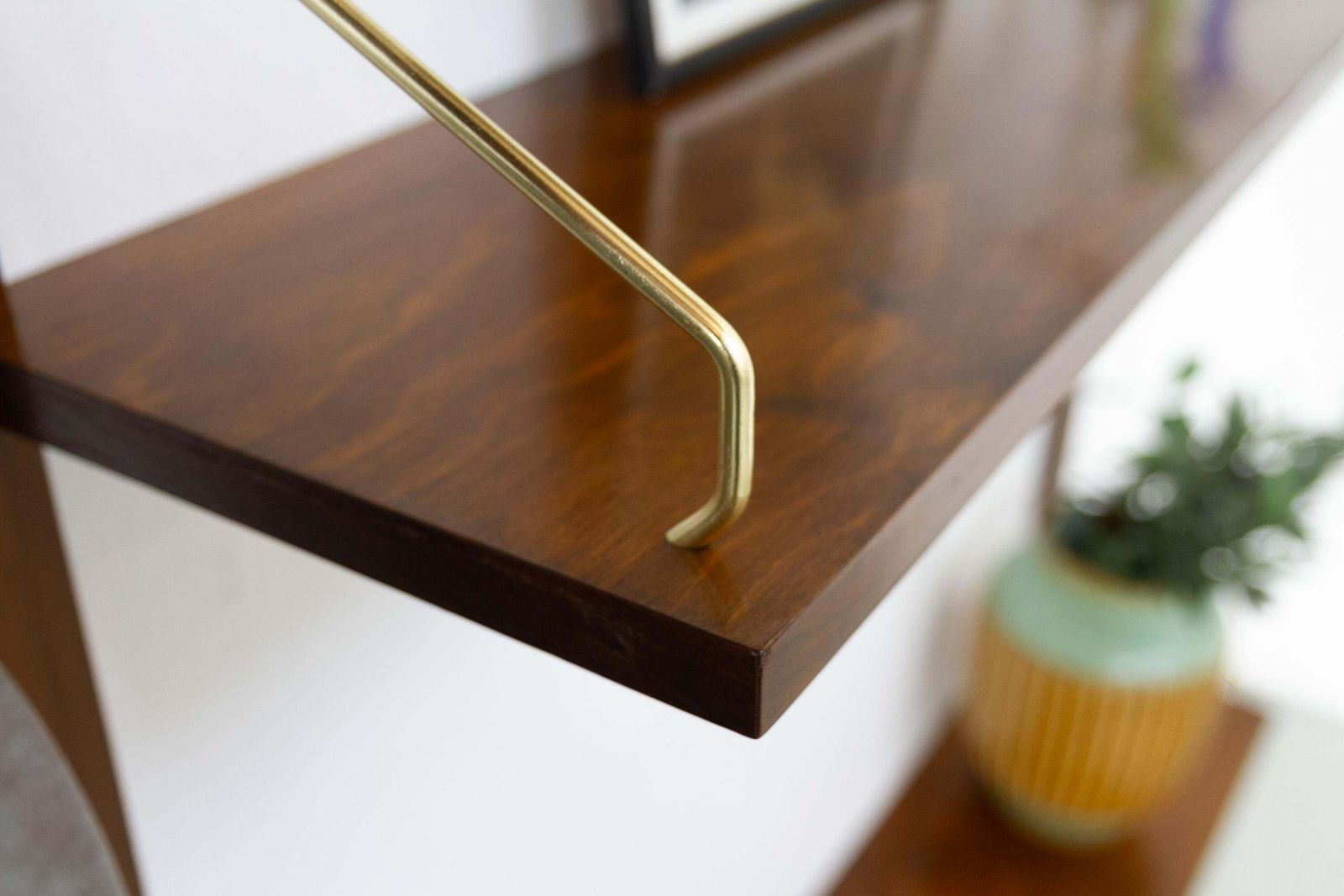 Danish Walnut Shelving System Royal By Poul Cadovius For Cado, 1950s. photo Furniture