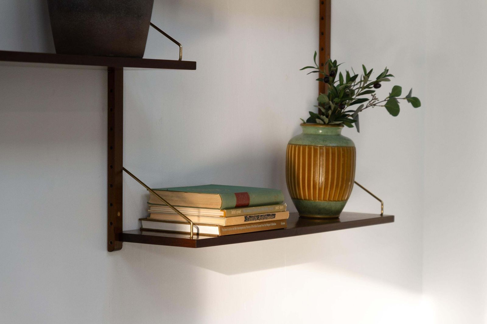 photo furniture Danish Walnut Shelving System Royal By Poul Cadovius For Cado, 1950s.