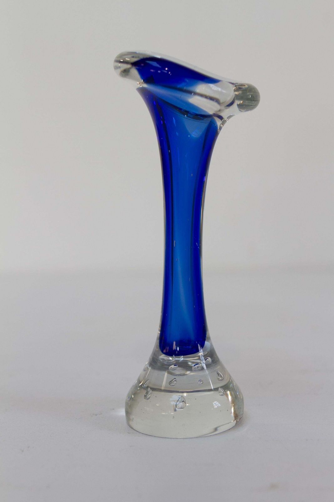 photo for sale Swedish "Bone" Glass Vases By Bo Borgström For Aseda. 1960s. Set Of 3.