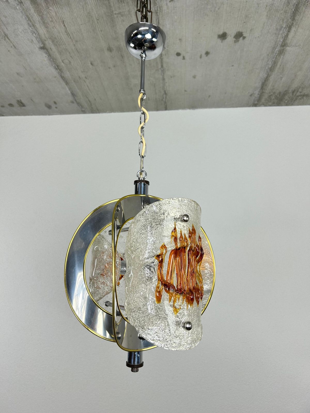 Mid Century Modern Hanging Lamp By Toni Zuccheri For Veart photo furniture