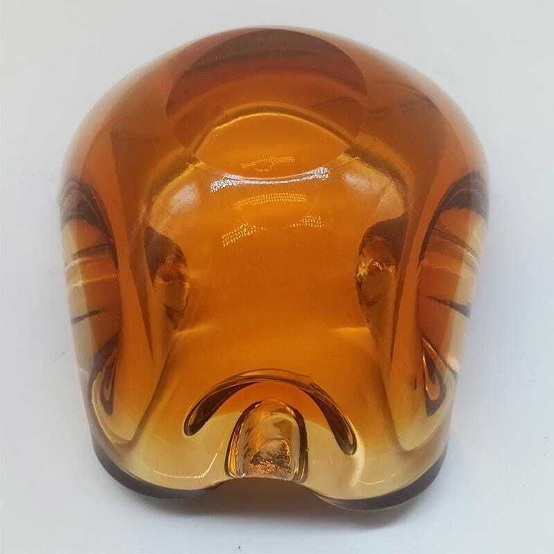 photo furniture 1960s Ashtray Or Catch All In Murano Glass By Flavio Poli For Seguso. Made In Italy.