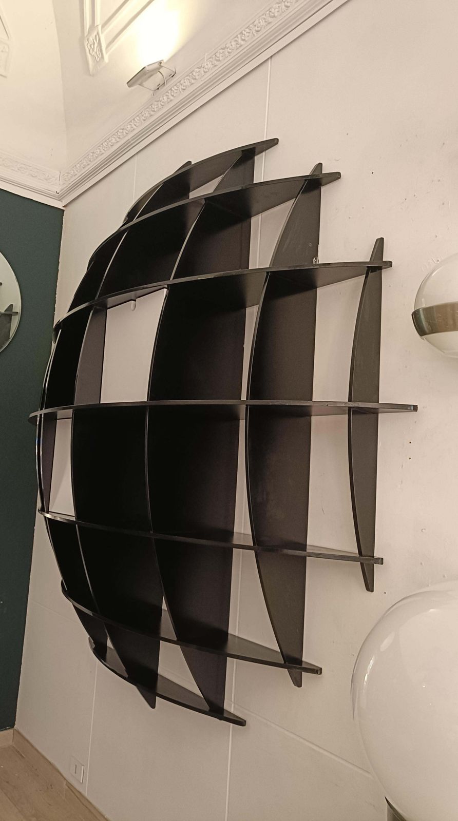 Manfredo Massironi For Nikol International Wall Bookcase "Tyco," Italy 70s photo 4620.0