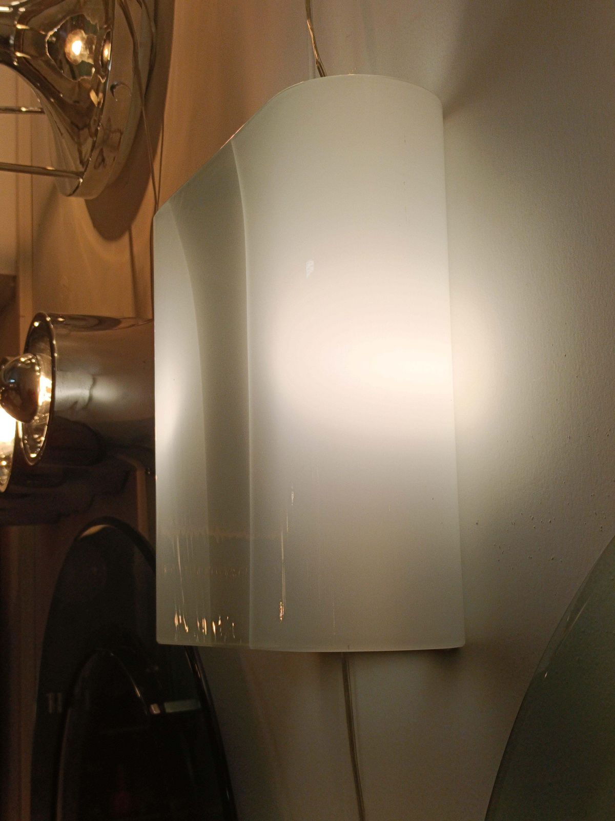 Carlo Nason For Mazzega Wall Lamp "Lp 259," Italy 1970s photo vinterior