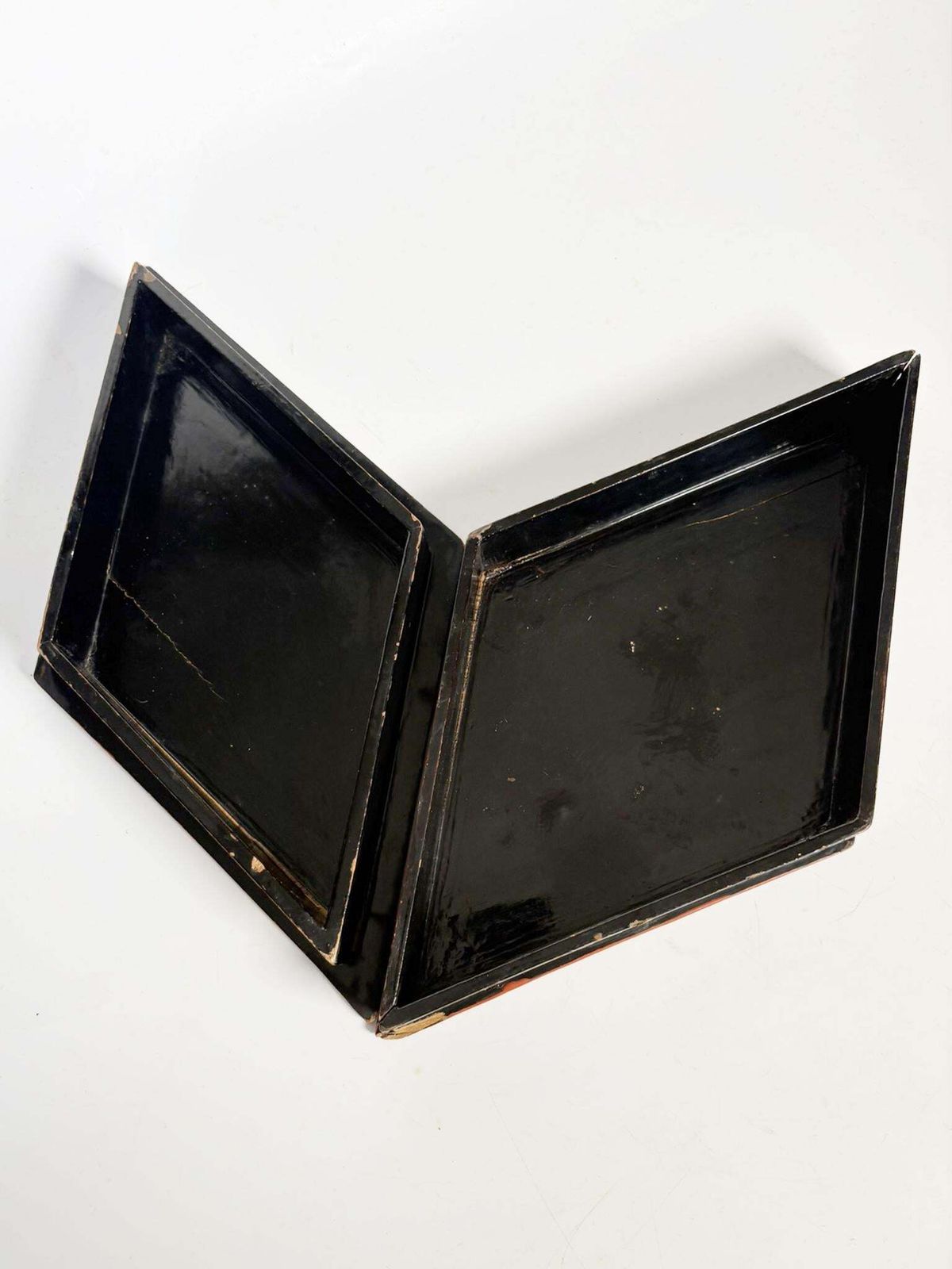 Japanese Wooden Box, 19th Century, Japan photo vintage