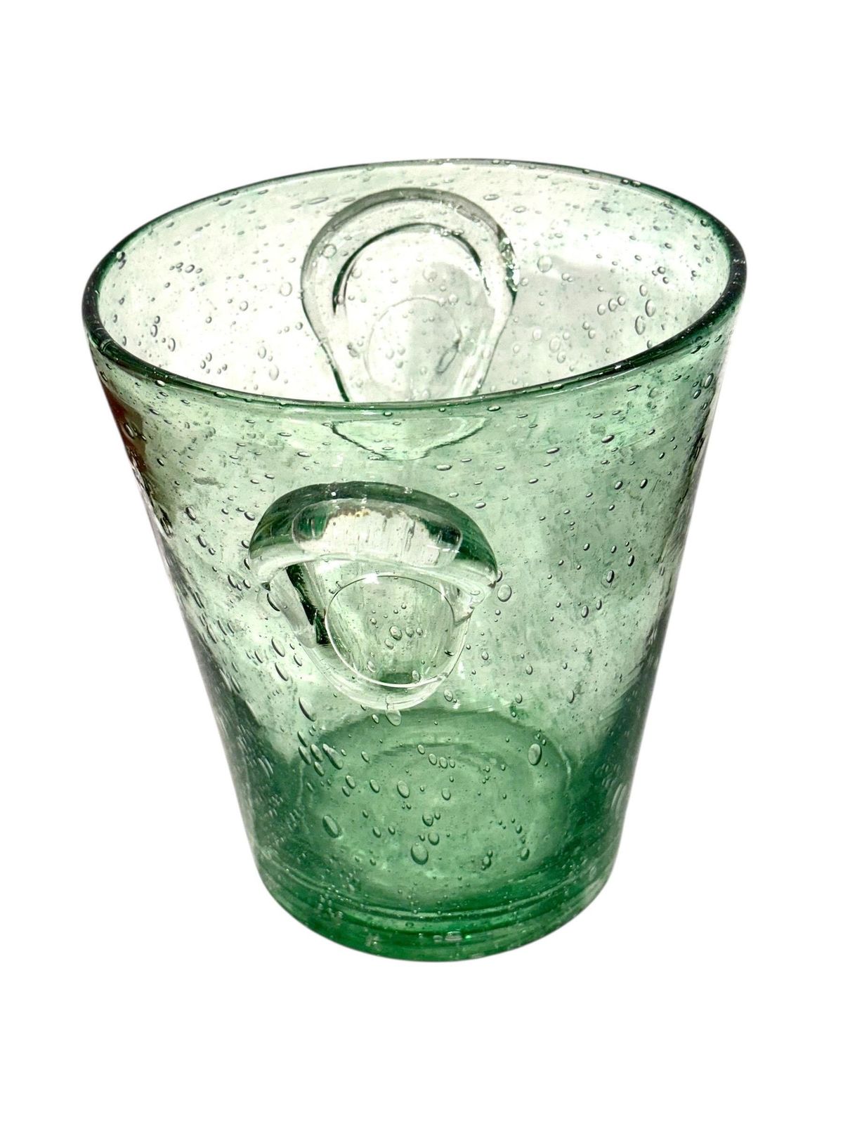 Home Decor Biot Bubble Glass Champagne Bucket, 20th Century photo
