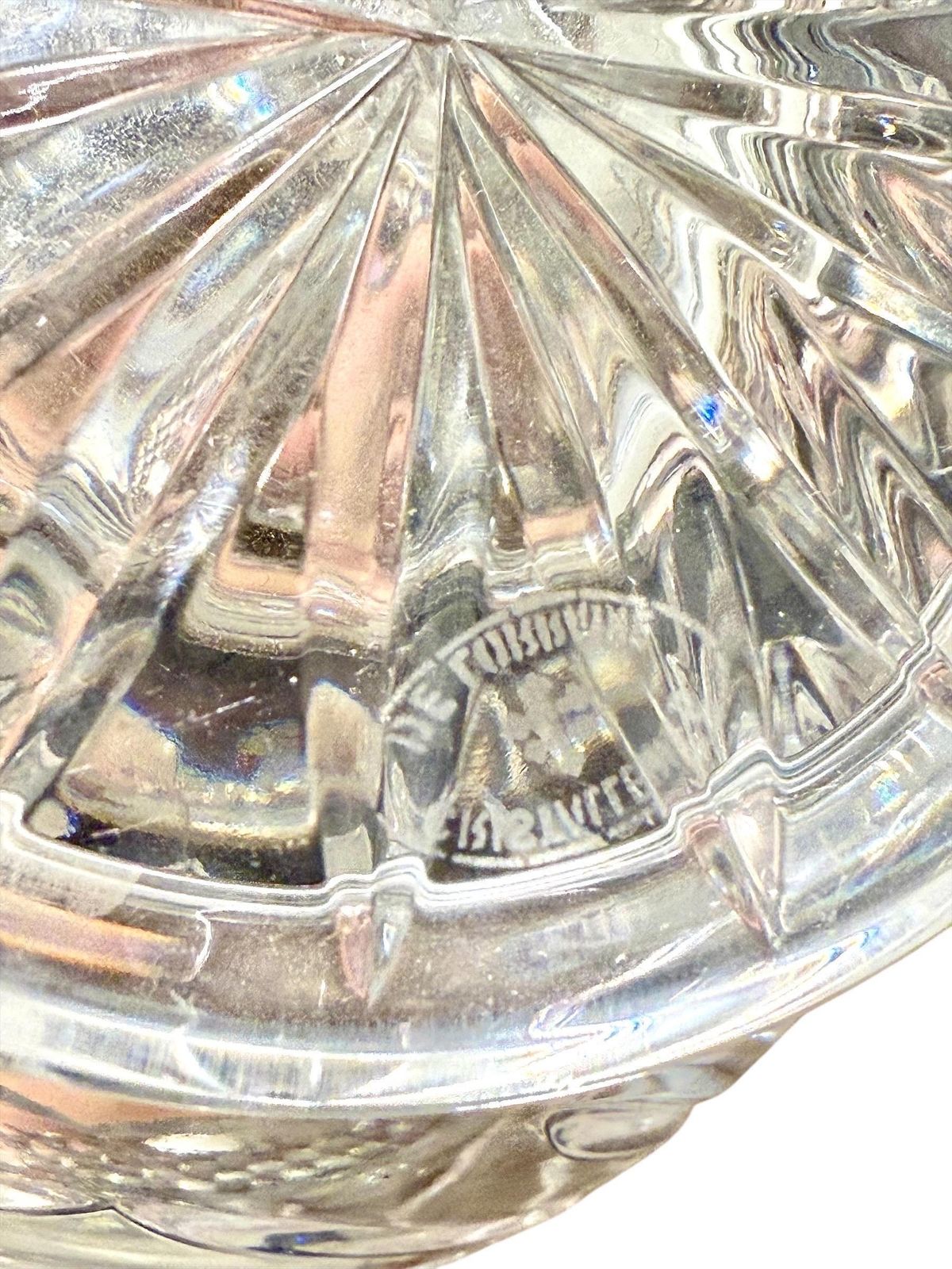 photo vinterior Cut Crystal Carafe Or Pitcher By Cristalleries De Lorraine