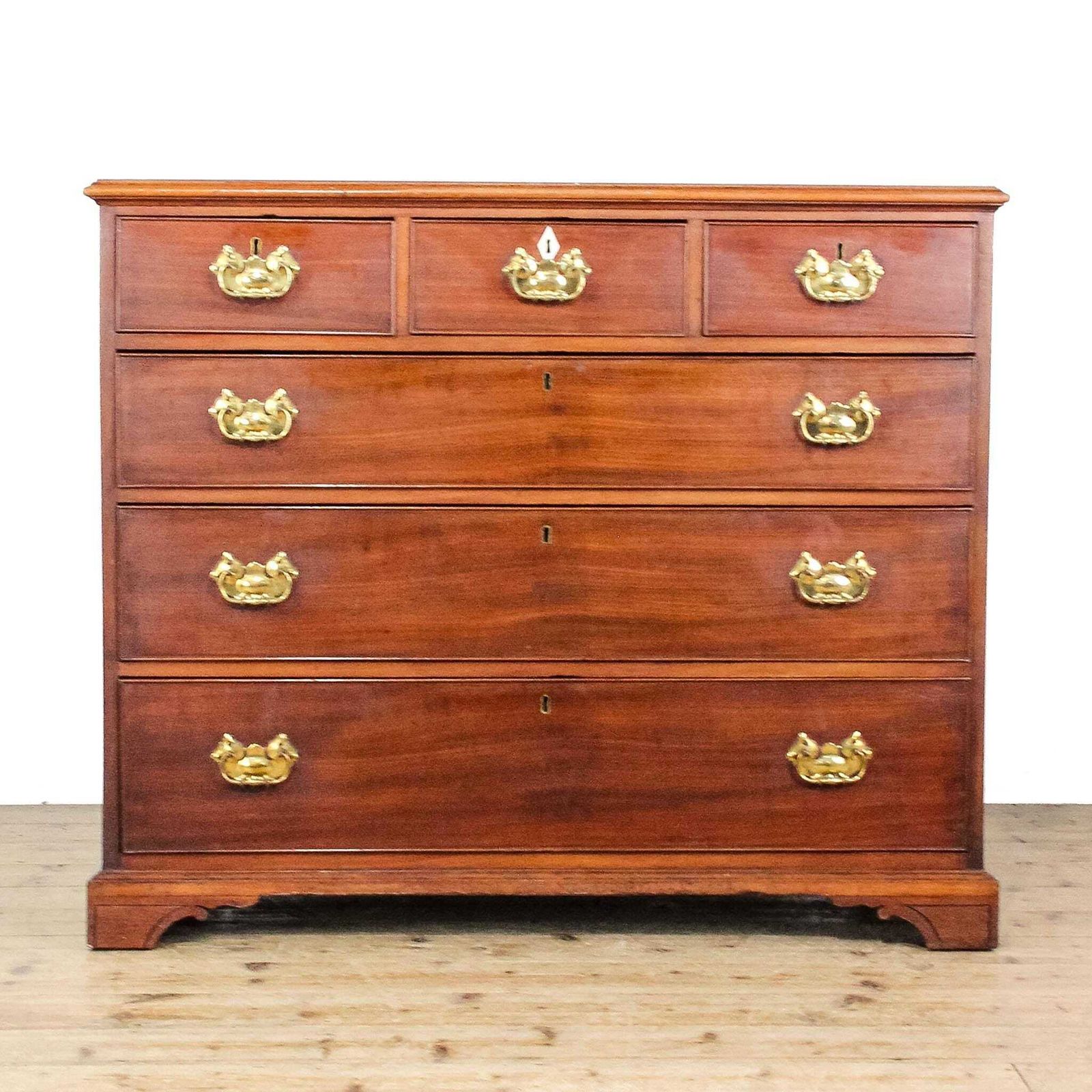 Antique 19th Century Mahogany Chest Of Drawers
