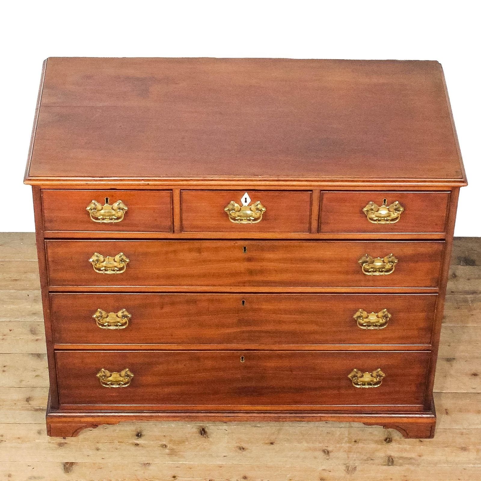 Antique 19th Century Mahogany Chest Of Drawers photo for sale