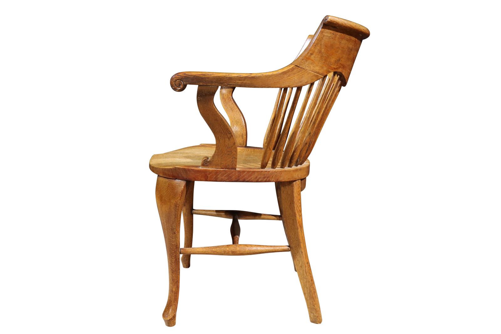 Oak Desk Chair Circa 1880, 1800s photo Furniture