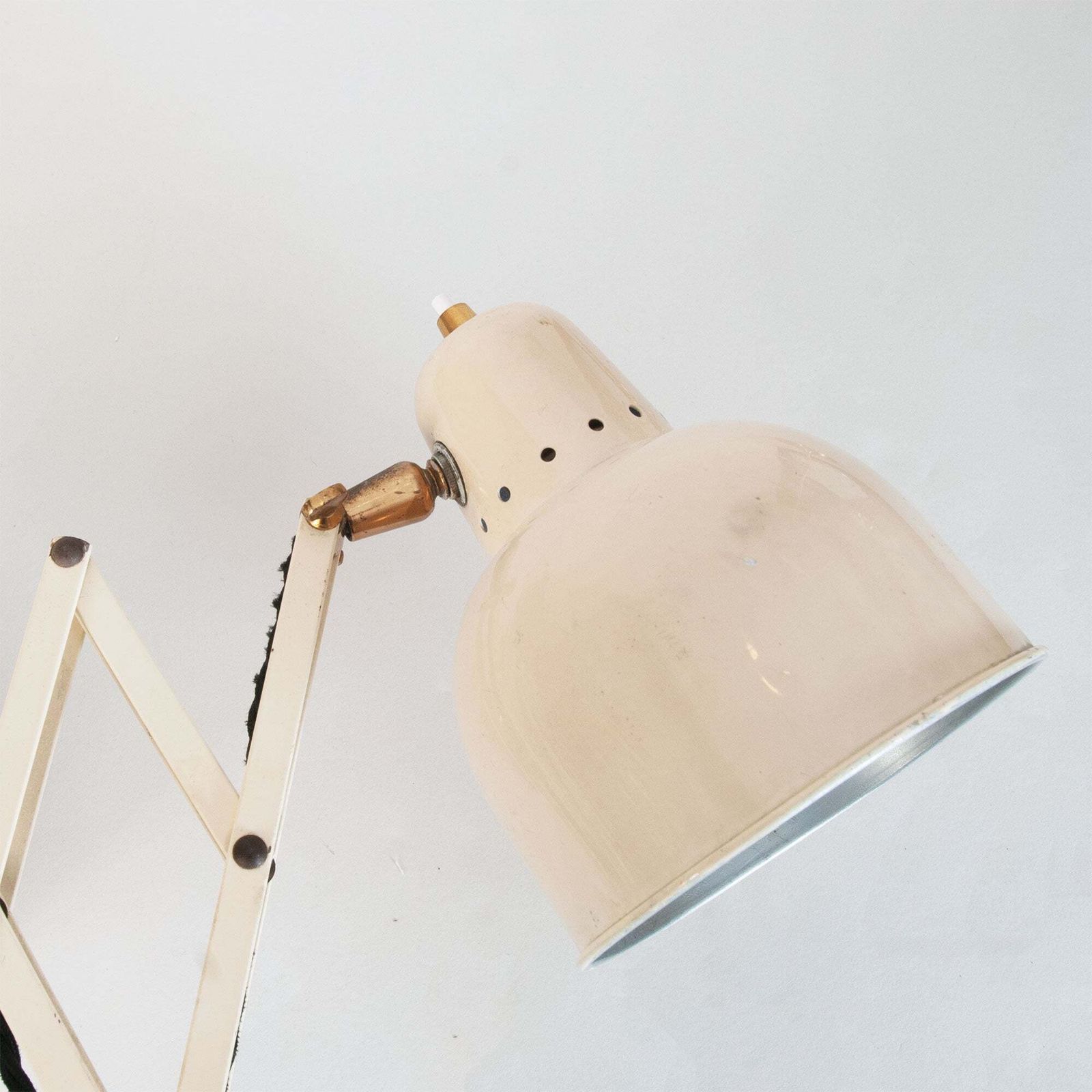Vintage 1950s Concertina Wall Lamp photo Lighting