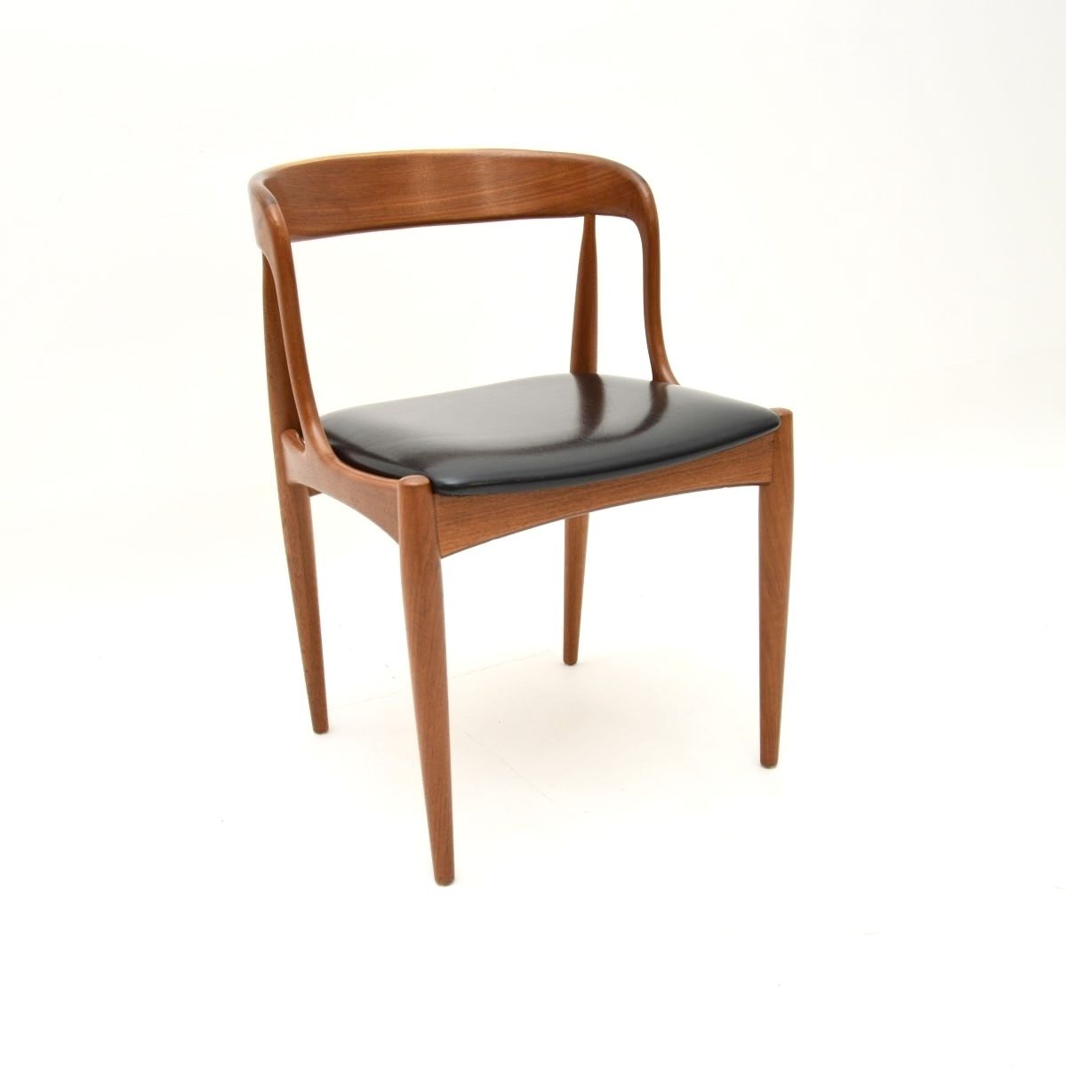 Set Of Eight Danish Vintage Teak Dining Chairs By Johannes Andersen photo for sale
