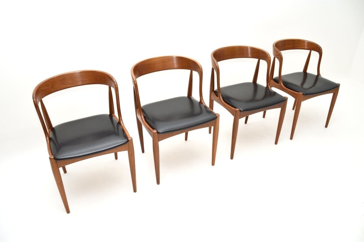 photo furniture Set Of Eight Danish Vintage Teak Dining Chairs By Johannes Andersen