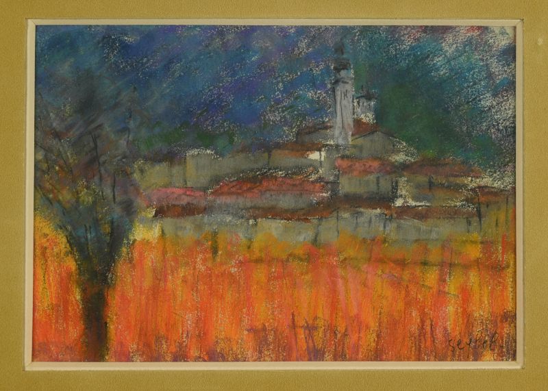 Villecroze, Var, 1950s, Paper, Vintage photo vinterior