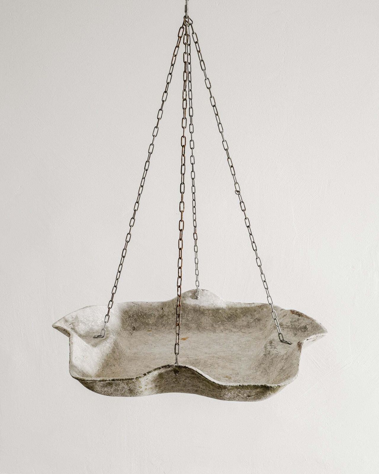 Mid Century Hanging Concrete Garden Planter By Willy Guhl For Eternite Ag 1950s photo for sale