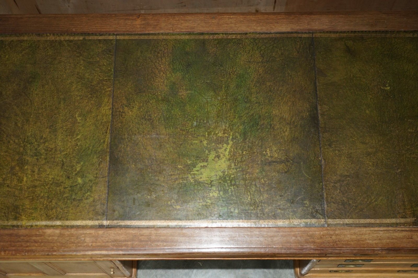 4495.0 Antique 1880 London North Western Railway Stamped Station Masters Campaign Desk photo