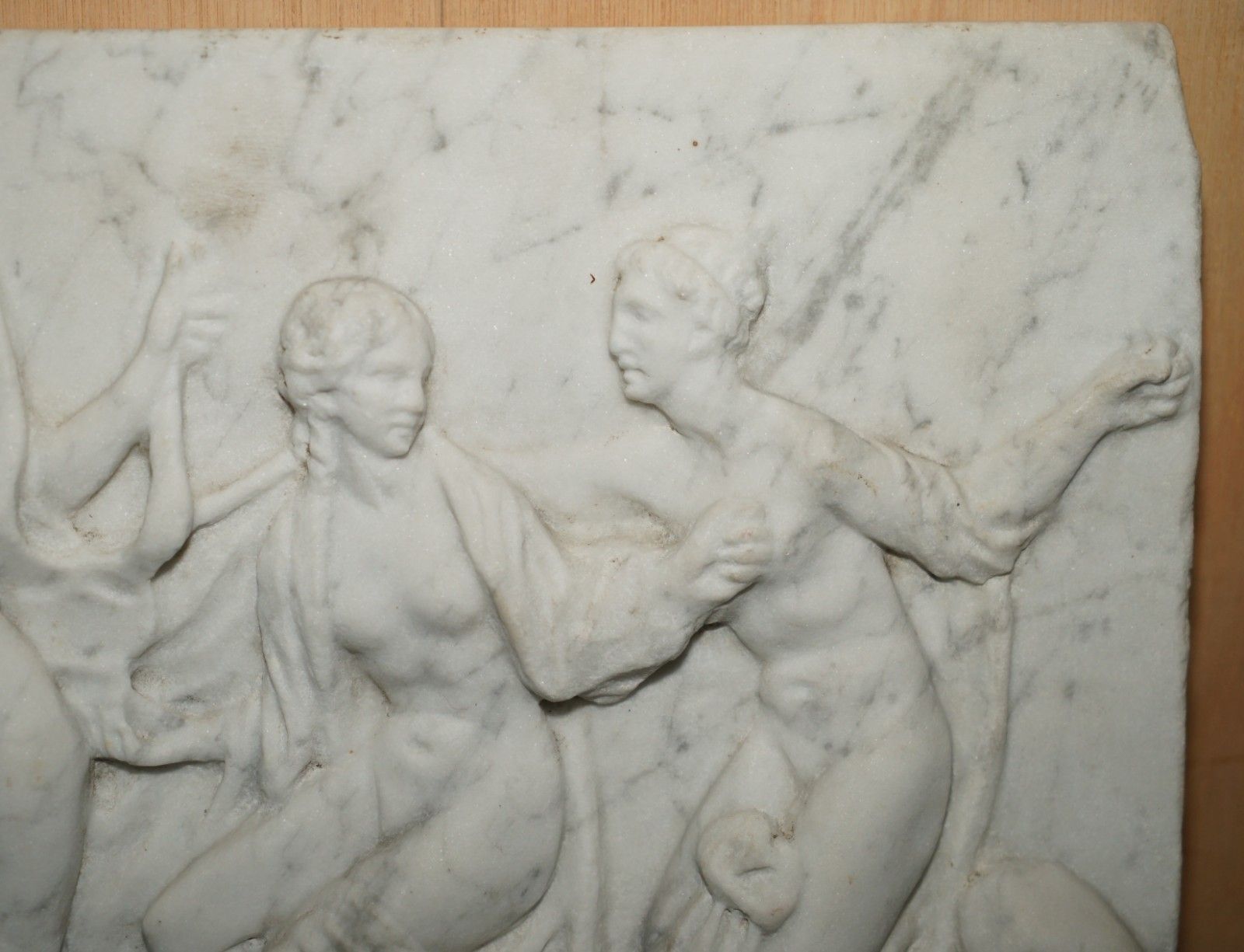 Stunning Antique Marble After Alcibiades With The Courtesans Roman Influence photo 3950.0