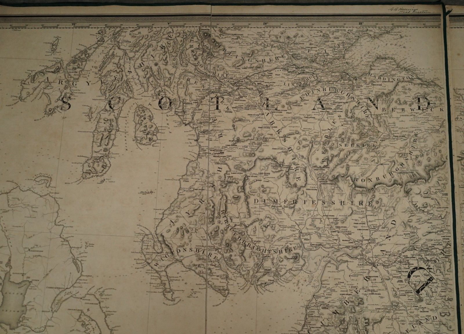 photo buy 1830 Dated Extra Large 194cm X 159cm Inland Navigation Map Canals And Railroads