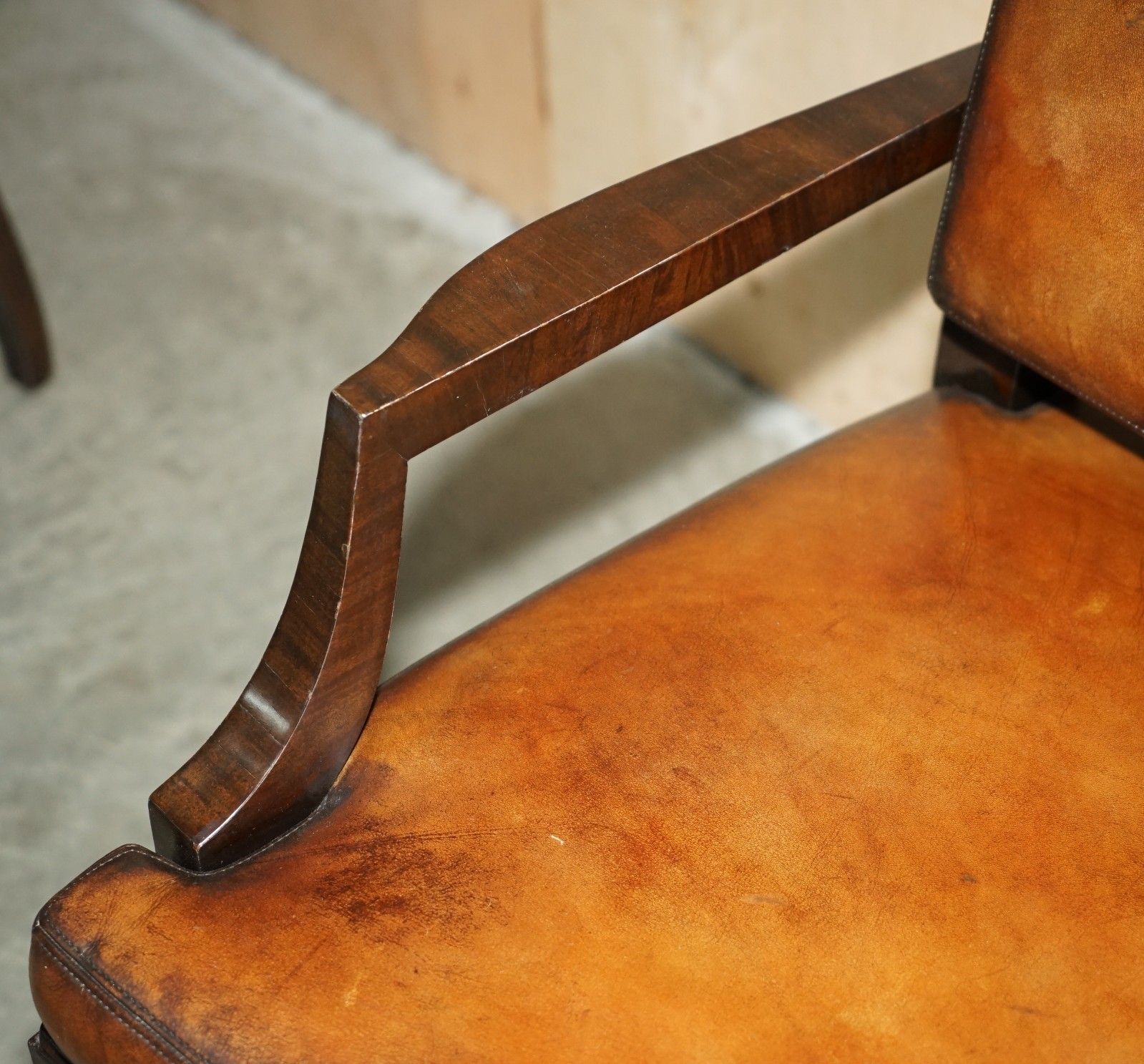 photo vinterior Four Rrp £11,000 The Lucien Rolling Collection Leather Aubusson Dining Chairs