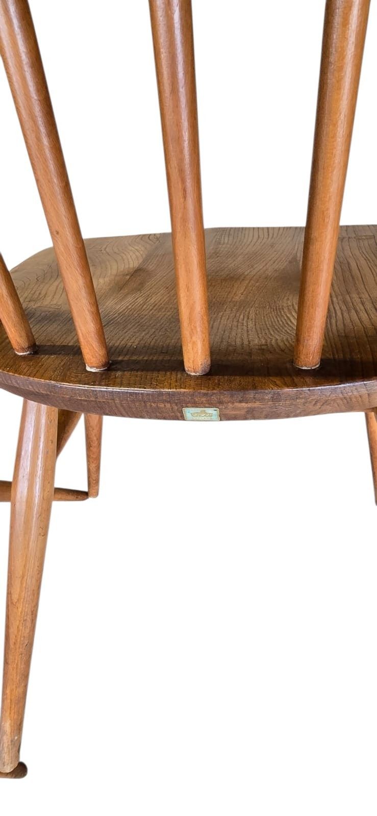 Vintage Pair Of Ercol Blonde Quaker Dining Chairs photo 325.0