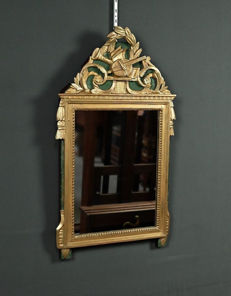 Giltwood Mirror, Louis XVI Style – Early 20th Century photo for sale