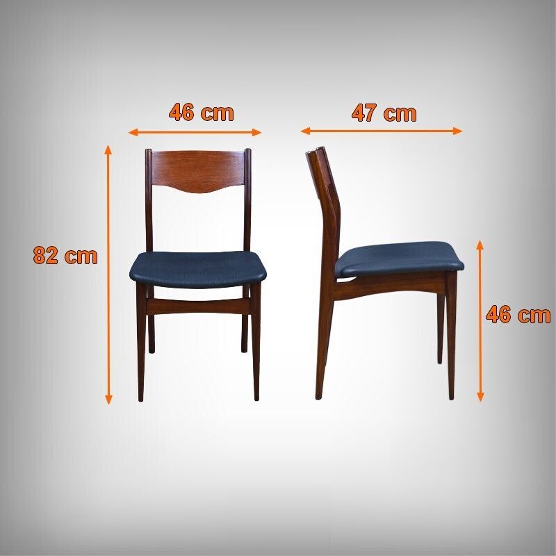 photo vinterior Scandinavian Teak Office Chair – 1960