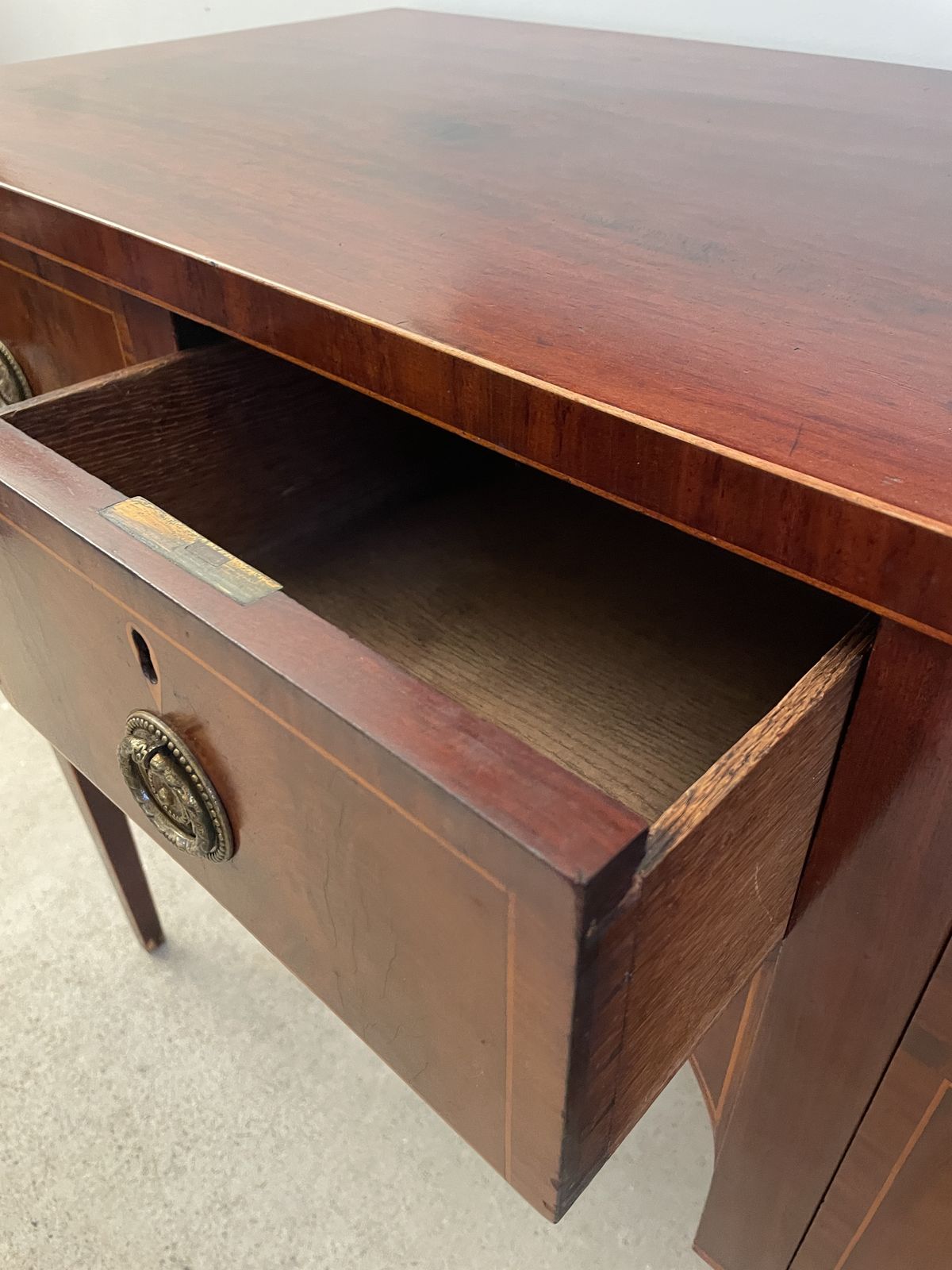 A 19th Century Mahogany And Satinwood Inlaid Sideboard photo furniture