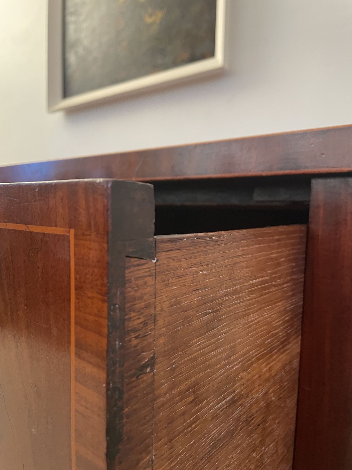 A 19th Century Mahogany And Satinwood Inlaid Sideboard photo 300.0