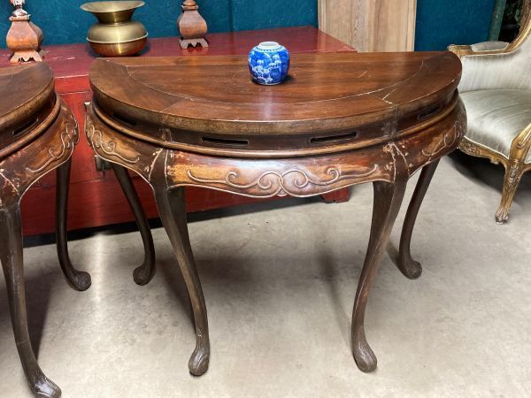 A Fine Pair Of Antique Chinese Consoles photo furniture