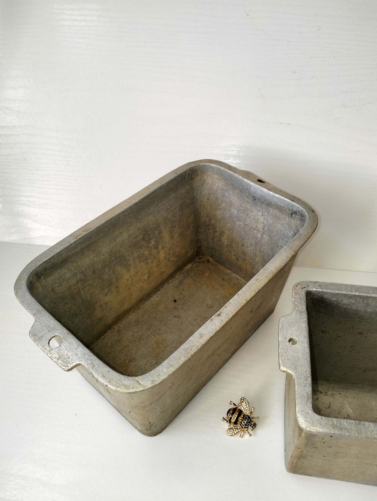 Vintage French Terrine Mold, Heavy Aluminum Butchers Moule, Kitchenalia photo 71.77