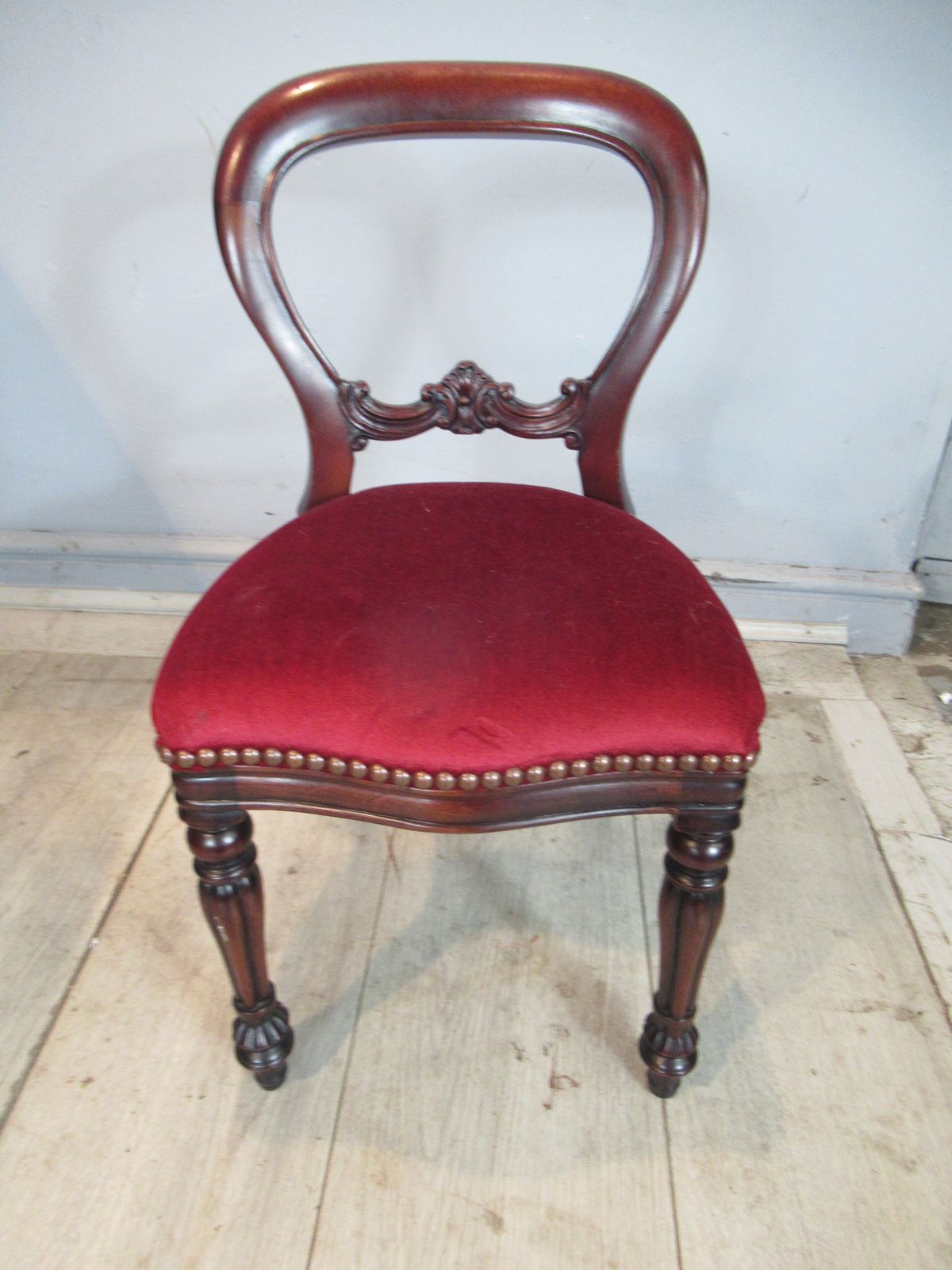 A    Decorative  Tiny Size  Copy Of A Victorian    1870s Dining Chair photo furniture