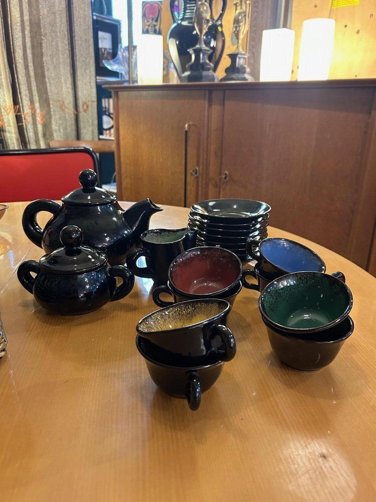 Tea Set From Keraluc, 1950s, Set Of 10 photo furniture