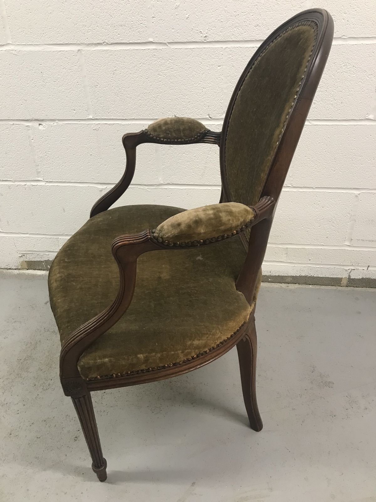 Early 19th Century English Salon Chair . photo for sale