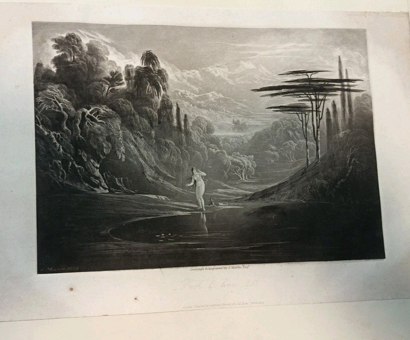 Antique 1825–26 John Martin Paradise Lost Engravings – Complete Set Of 24