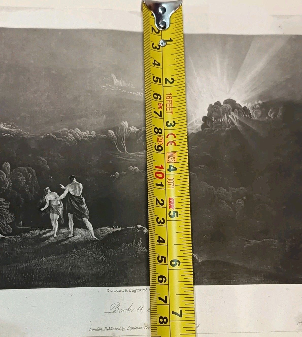 photo for sale Antique 1825–26 John Martin Paradise Lost Engravings – Complete Set Of 24
