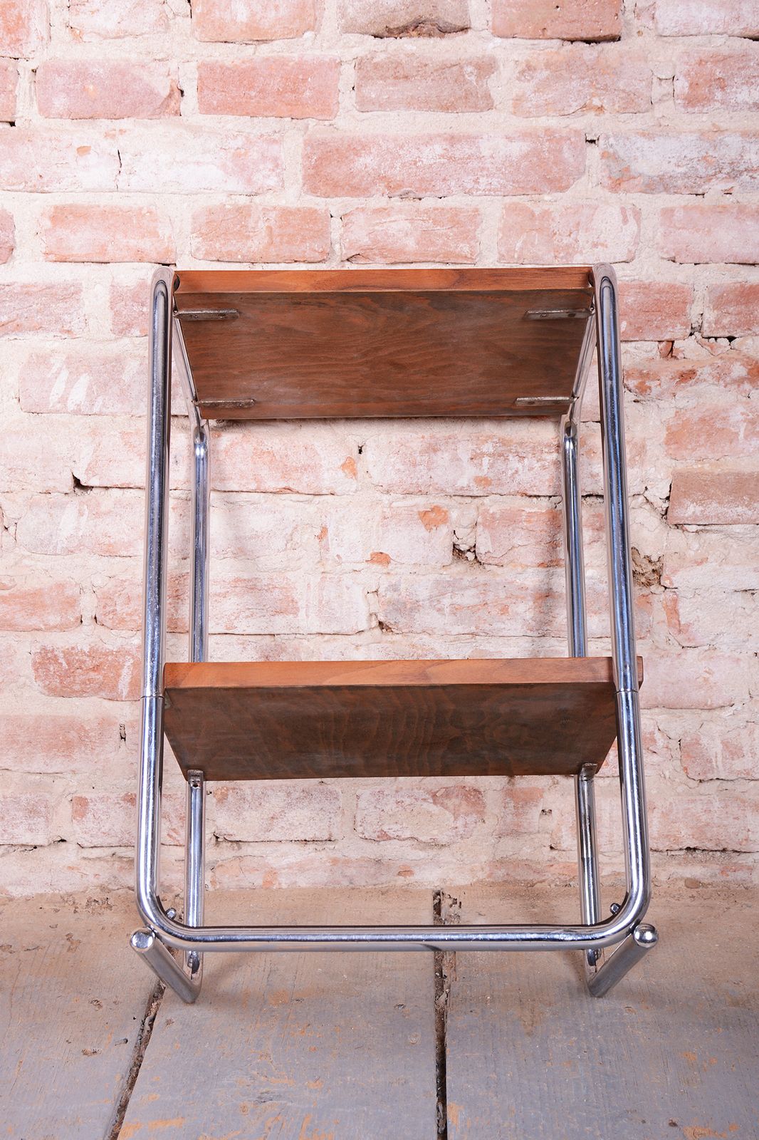 1700.0 Pair Of Restored Bauhaus Bedside Tables, By M. Breuer For Thonet, Germany, 1920s photo