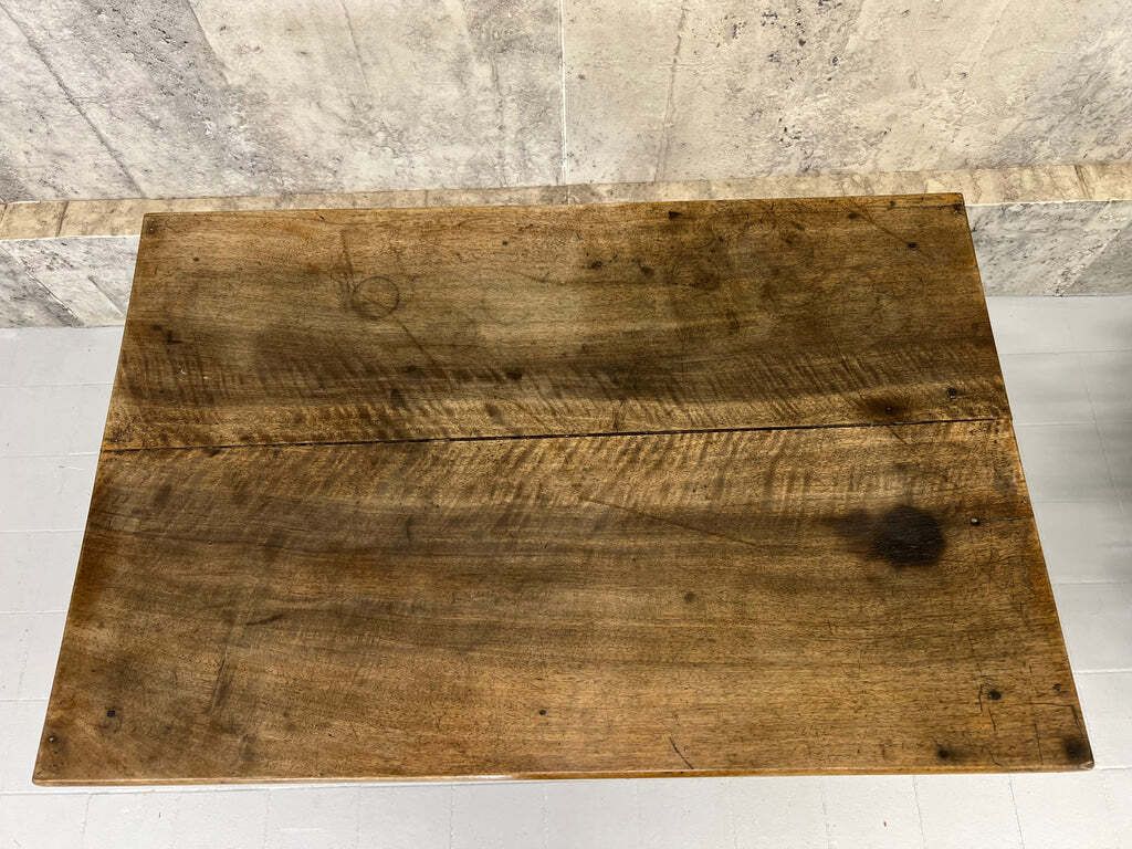 Silvered Wooden 94cm Wide Taper Leg Table Desk photo vinterior